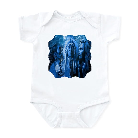 CafePress - Three Chiefs Infant Bodysuit - Baby Light Bodysuit, Size Newborn - 24 Months