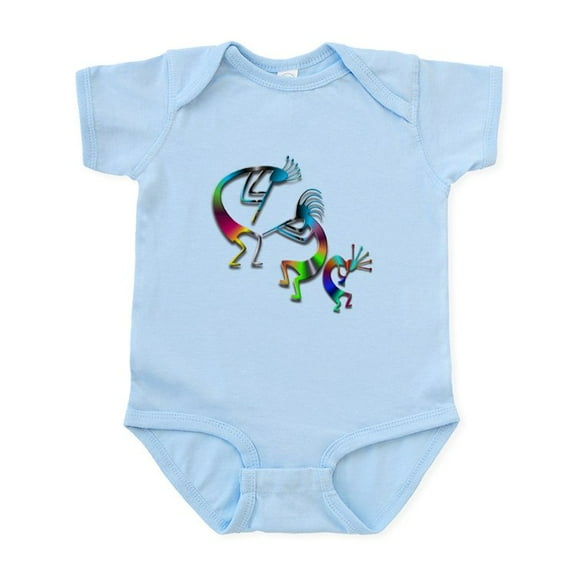CafePress - Three Colorful Kokopellis Infant Bodysuit - Baby Light Bodysuit, Size Newborn - 24 Months