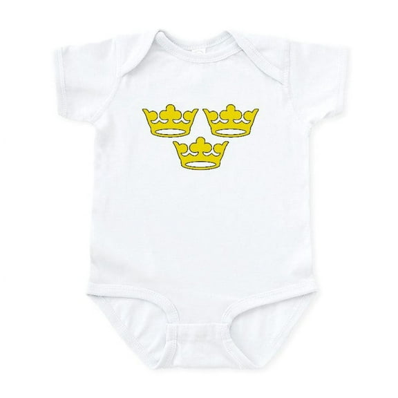 CafePress - Three Crowns Infant Bodysuit - Baby Light Bodysuit, Size Newborn - 24 Months