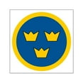 thumbnail image 1 of CafePress - Three Crowns (Tre Kronor) - Square Sticker 3" x 3", 1 of 1