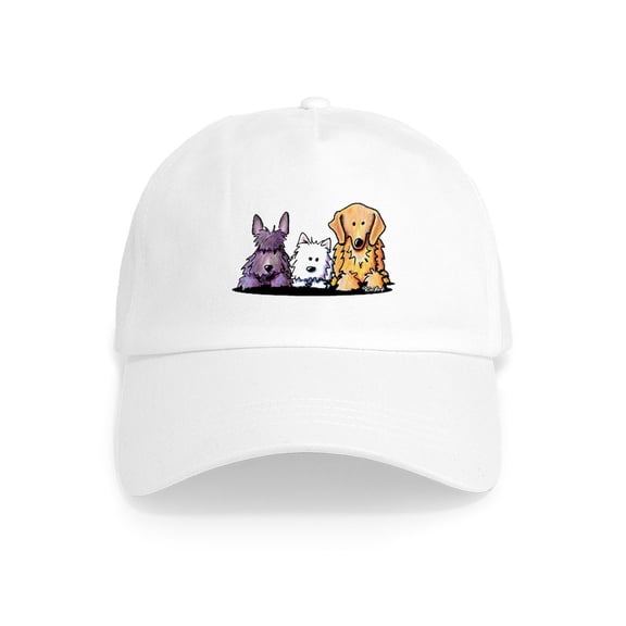 CafePress - Three Dog Night Cap - Adjustable 100% Brushed Unisex Casual Cotton Baseball Cap, Beige, 1