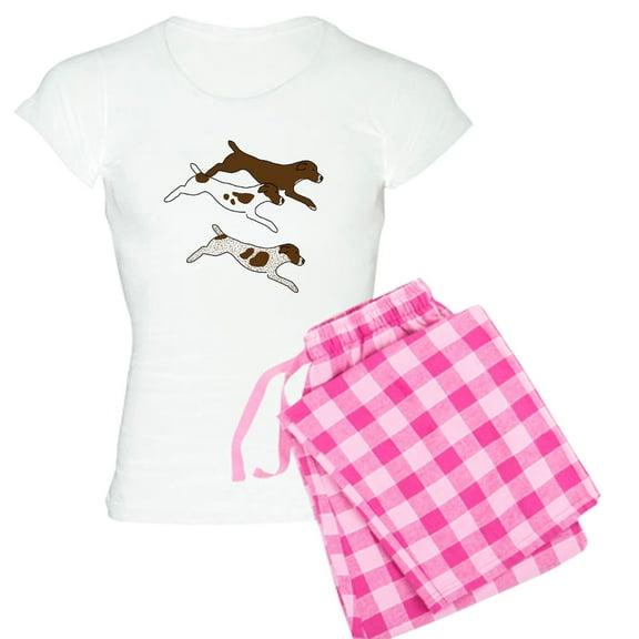 CafePress - Three Gsps Women's Light Pajamas - Women's Short Sleeve Print T-Shirt and Pants Light Cotton Pajama Set