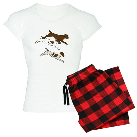 CafePress - Three Gsps Women's Light Pajamas - Women's Short Sleeve Print T-Shirt and Pants Light Cotton Pajama Set