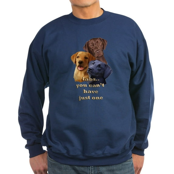 CafePress - Three Lab Sweatshirt - Classic Crew Neck Sweatshirt