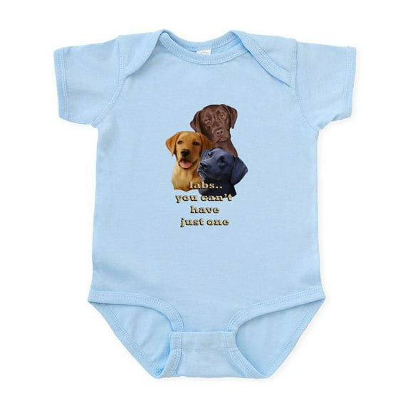 CafePress - Three Labs Infant Bodysuit - Baby Light Bodysuit, Size Newborn - 24 Months