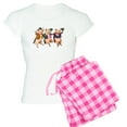 thumbnail image 1 of CafePress - Three Little Pigs Pajamas - Women's Light Pajamas, 1 of 4