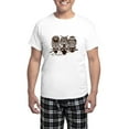 thumbnail image 1 of CafePress - Three Owls Pajamas - Men's Light Loose Fit Cotton Pajama Set, 1 of 7