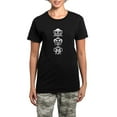 thumbnail image 1 of CafePress - Three Wise Monkeys Emoji Vertical Pajamas - Women's Short Sleeve Print T-Shirt and Pants Dark Cotton Pajama Set, 1 of 7