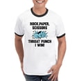 thumbnail image 1 of CafePress - Throat Punch I Win Ringer T - 100% Cotton Ringed T-Shirt, 1 of 4