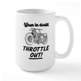 thumbnail image 1 of CafePress - Throttle It Out Mugs - 15 oz Ceramic Large White Novelty Mug, 1 of 6