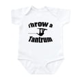 thumbnail image 1 of CafePress - Throw A Tantrum Infant Bodysuit - Baby Light Bodysuit, Size Newborn - 24 Months, 1 of 4