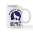 thumbnail image 1 of CafePress - Throw Me To The Wolves Mug - 11 oz Ceramic Mug - Novelty Coffee Tea Cup, 1 of 4