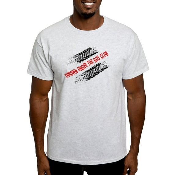 CafePress - Thrown Under The Bus Club Light T Shirt - Men's Classic Graphic T-Shirt