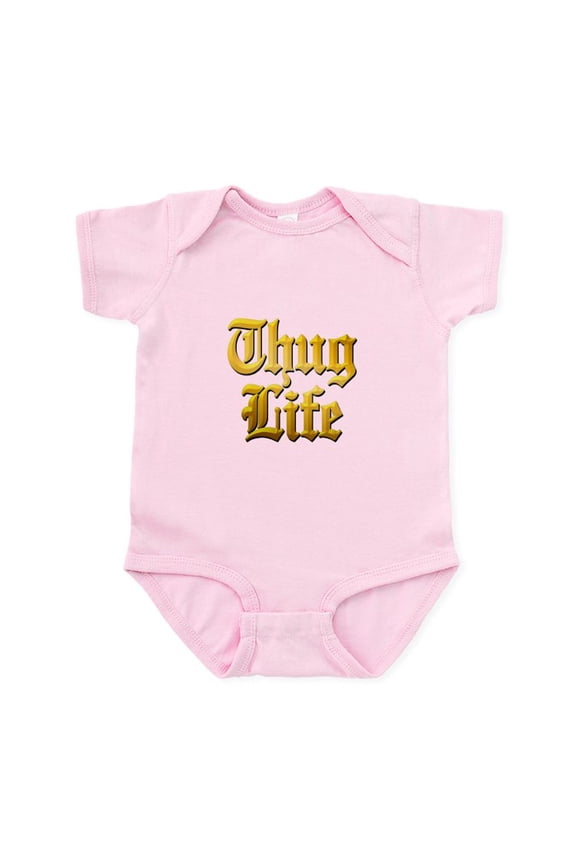- Thug Life, Gangster, Baby, G, Thug, Hip Hop, Rap, - Baby Light Bodysuit, Size Newborn - 24 Months