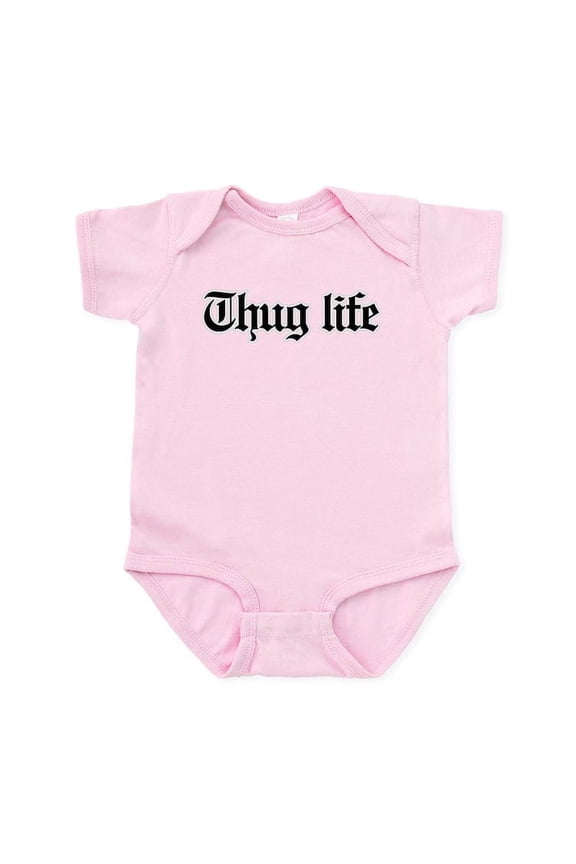- Thug Life, Gangster, Baby, G, Thug Infant Bodysuit - Baby Light Bodysuit, Size Newborn - 24 Months
