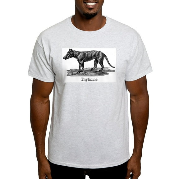 CafePress - Thylacine T Shirt - Light T-Shirt - CP