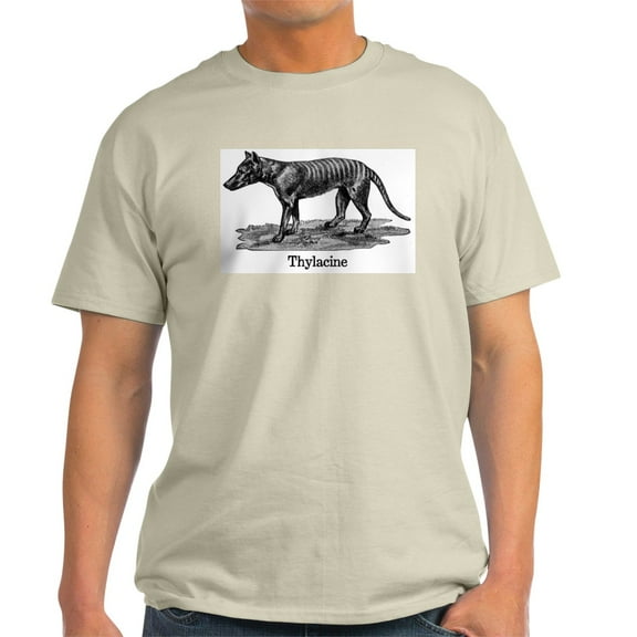CafePress - Thylacine T Shirt - Light T-Shirt - CP