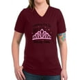 thumbnail image 1 of CafePress - Tiara 50Th Birthday Queen CW Women's V Neck DK Tee - Women's V-Neck Dark T-Shirt, 1 of 1