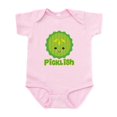 thumbnail image 1 of CafePress - Ticklish Picklish Kawaii Pickle Slice Infant Bodys - Baby Light Bodysuit, Size Newborn - 24 Months, 1 of 4
