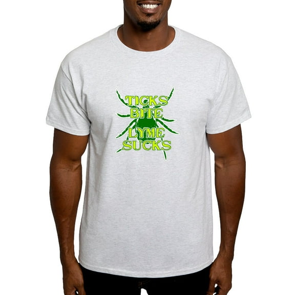 CafePress - Ticks Bite Lyme Sucks T Shirt - Men's Classic Graphic T-Shirt