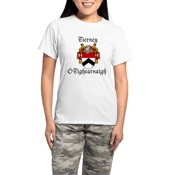 CafePress - Tierney In Irish & English Women's Light Pajamas - Women's Short Sleeve Print T-Shirt and Pants Light Cotton Pajama Set