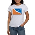 thumbnail image 1 of CafePress - Tierra Del Fuego Flag Women's T Shirt - Women's Classic T-Shirt, 1 of 4