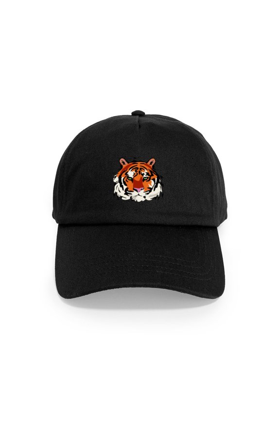 - Tiger Cap - Adjustable 100% Brushed Unisex Casual Cotton Baseball Cap, Beige, 1