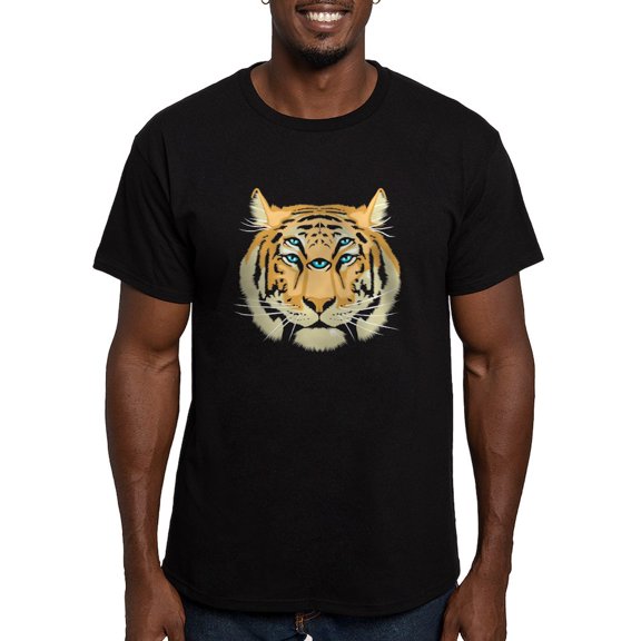 CafePress - Tiger Spirit Guide T Shirt - Men's Fitted T-Shirt