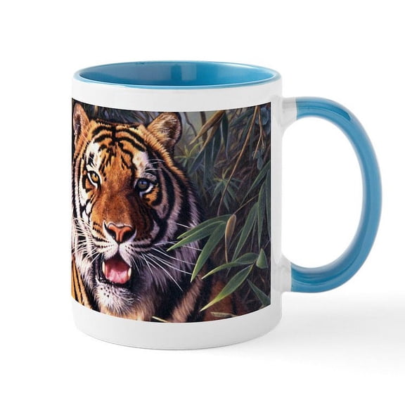 CafePress - Tiger Tiger Mug - 11 oz Ceramic Mug - Novelty Coffee Tea Cup