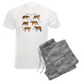 thumbnail image 1 of CafePress - Tigers Of The World Men's Light Pajamas - Men's Light Loose Fit Cotton Pajama Set, 1 of 7