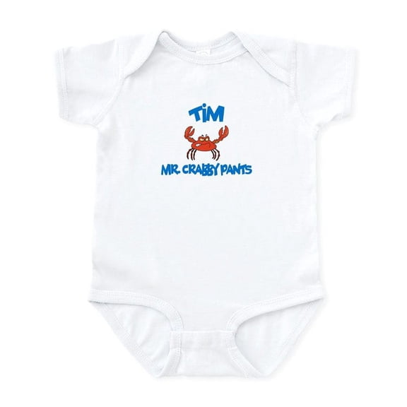 CafePress - Tim Mr. Crabby Pants Infant Bodysuit - Baby Light Bodysuit, Size Newborn - 24 Months