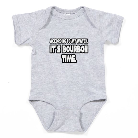 CafePress - Time For Bourbon - Cute Infant Bodysuit Baby Romper - Size Newborn - 24 Months
