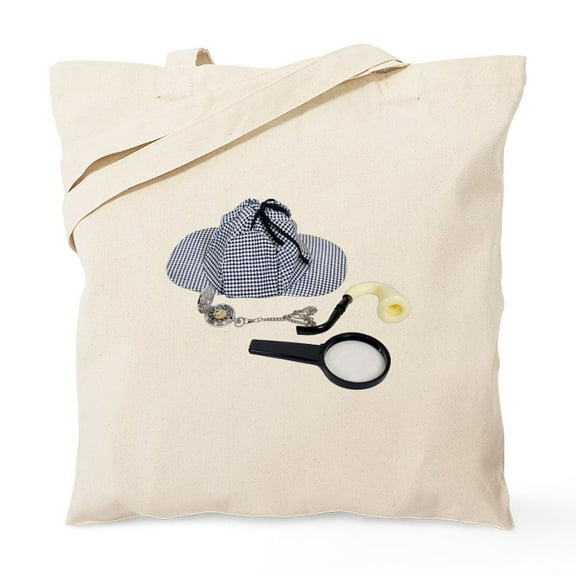 CafePress - Time For Detective Tote Bag - Unisex Canvas Tote Bag, Beige, 1-Piece