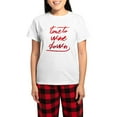 thumbnail image 1 of CafePress - Time To Wine Down Women's Light Pajamas - Women's Short Sleeve Print T-Shirt and Pants Light Cotton Pajama Set, 1 of 7