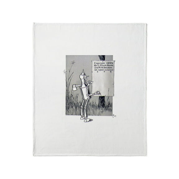 CafePress - Tin Man Throw Blanket - Soft Fleece Throw Blanket, 50"x60" for All Ages