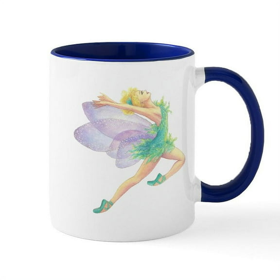 CafePress - Tinkerbell Dancer Mug - 11 oz Ceramic Mug - Novelty Coffee Tea Cup