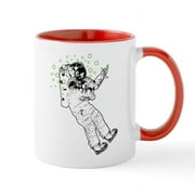 CafePress - كوب Tipsy Astronaut - كوب سيراميك سعة 11 أونصة - كوب شاي قهوة جديد