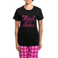 thumbnail image 1 of CafePress - Tired As A Mother Women's Dark Pajamas - Women's Short Sleeve Print T-Shirt and Pants Dark Cotton Pajama Set, 1 of 7