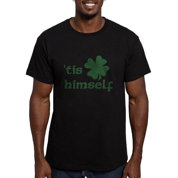 CafePress - Tis Himself Shamrock Transparent2 Men's Classic T - Men's Fitted T-Shirt