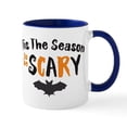 thumbnail image 1 of CafePress - Tis The Season To Be Scary Mug - 11 oz Ceramic Mug - Novelty Coffee Tea Cup, 1 of 4