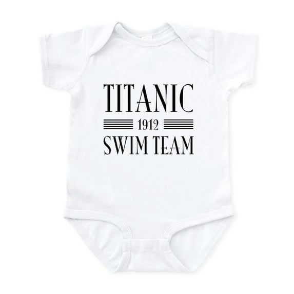 CafePress - Titanic Swim Team 1912 Body Suit - Baby Light Bodysuit, Size Newborn - 24 Months