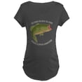 thumbnail image 1 of CafePress - To Fish Or Not To Fish Maternity Dark T Shirt - Maternity Dark T-Shirt, 1 of 3