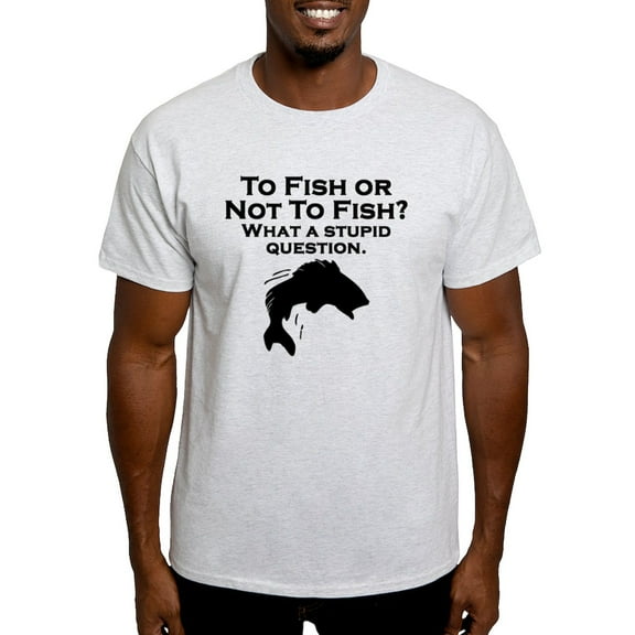 CafePress - To Fish Or Not To Fish T Shirt - Men's Classic Graphic T-Shirt