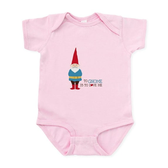 CafePress - To Gnome Is To Love Me Body Suit - Baby Light Bodysuit, Size Newborn - 24 Months