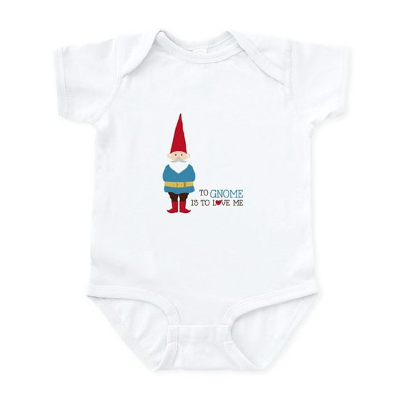 CafePress - To Gnome Is To Love Me Body Suit - Baby Light Bodysuit, Size Newborn - 24 Months