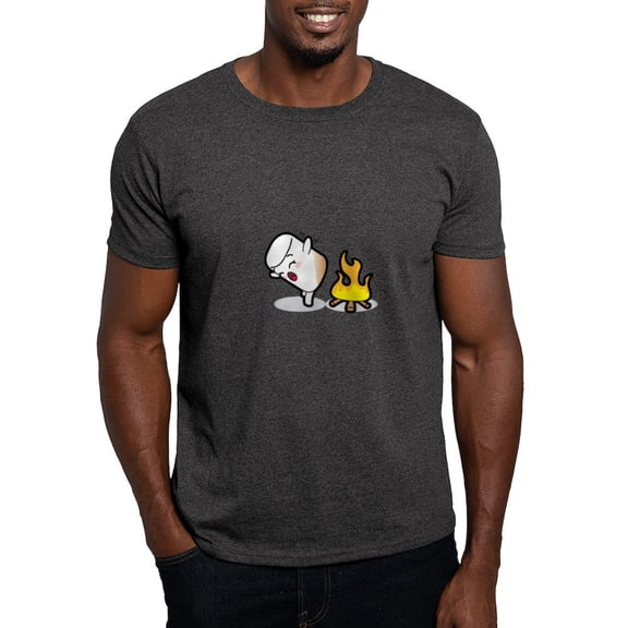 CafePress - Toasty Buns Marshmallow Baby Art T Shirt - Men's Classic Graphic Cotton T-Shirt