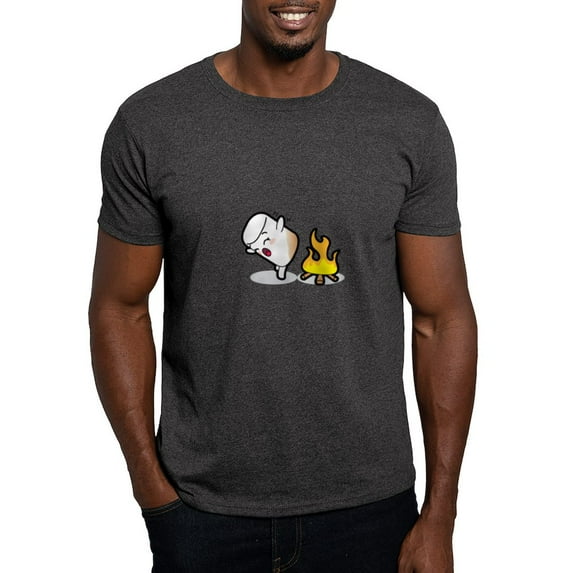 CafePress - Toasty Buns Marshmallow Baby Art T Shirt - Men's Classic Graphic Cotton T-Shirt