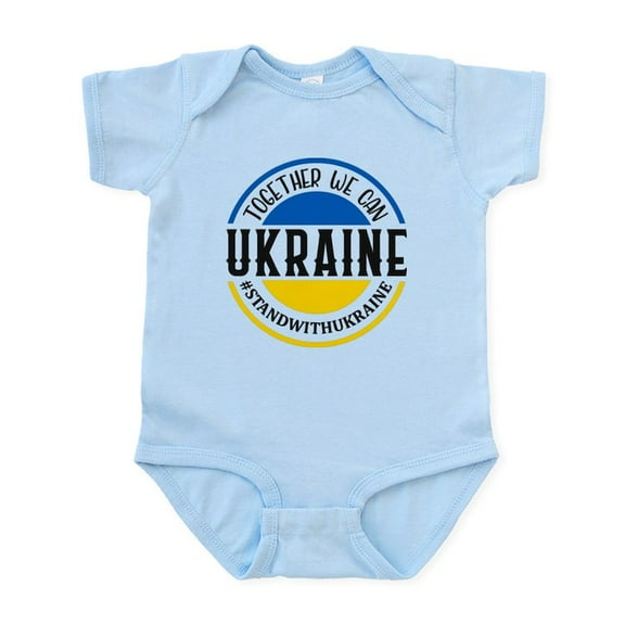 CafePress - Together We Can Ukraine Body Suit - Baby Light Bodysuit, Size Newborn - 24 Months