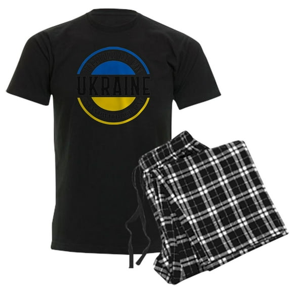 CafePress - Together We Can Ukraine Pajamas - Men's Dark Loose Fit Cotton Pajama Set