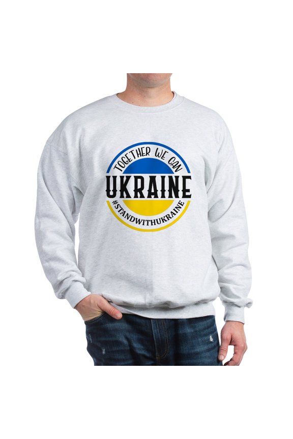 - Together We Can Ukraine Sweatshirt - Crew Neck Sweatshirt